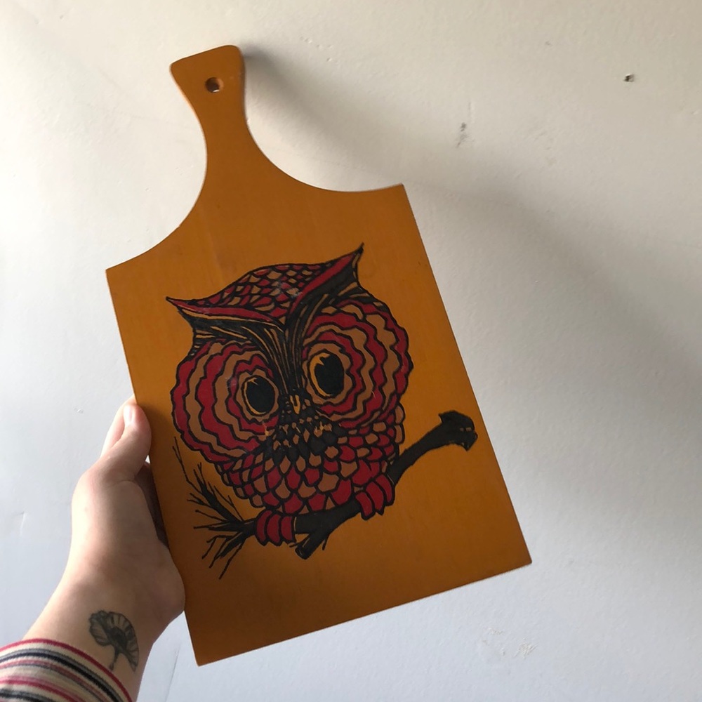 Owl Paddle Wall Decor